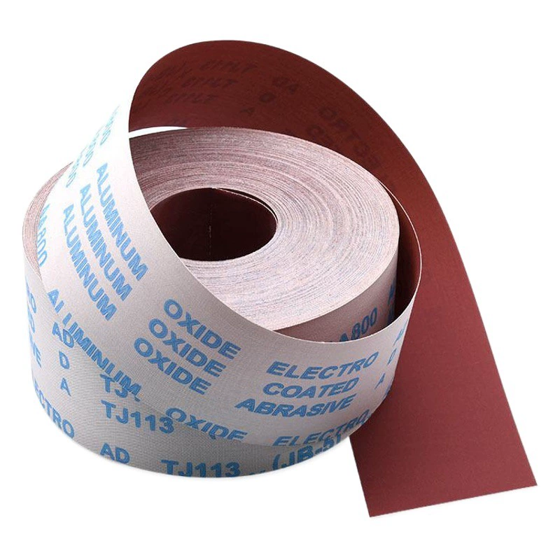 В наличии быстросъемная наждачная бумага из карбида кремния JB-5 для очистки металла, удаления ржавчины, полировки мебели и деревообработки, а также рулон наждачной бумаги.