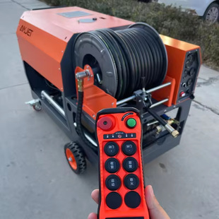 Yujiang high-pressure pipeline dredging and cleaning machine residential factory hotel municipal sewer flushing large flow of gasoline and diesel oil