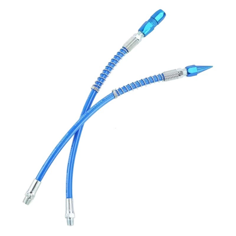 Ручной пневматический шприц для смазки шланг высокого давления нейлоновая трубка для впрыска масла взрывозащищенный шланг утолщенная жесткая трубка аксессуары для головки шприца для смазки