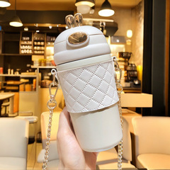 女神高顏值小香風時尚保溫杯可愛新款便攜辦公室咖啡廳水杯