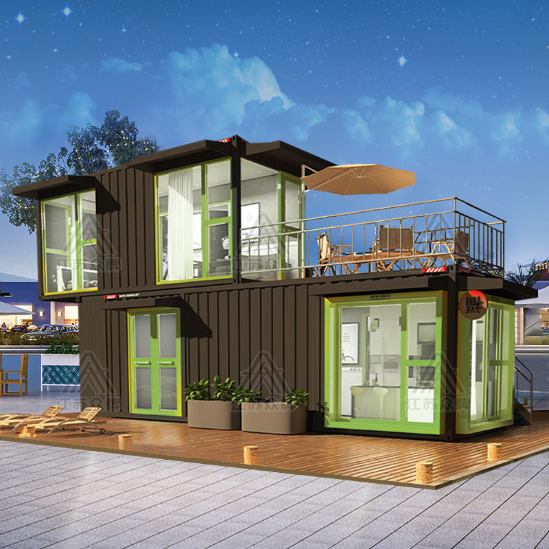 Las celebridades de Internet pueden vivir en casas de contenedores, casas de familia móviles, lugares escénicos al aire libre, tiendas de contenedores, cafés escénicos, tiendas de té con leche