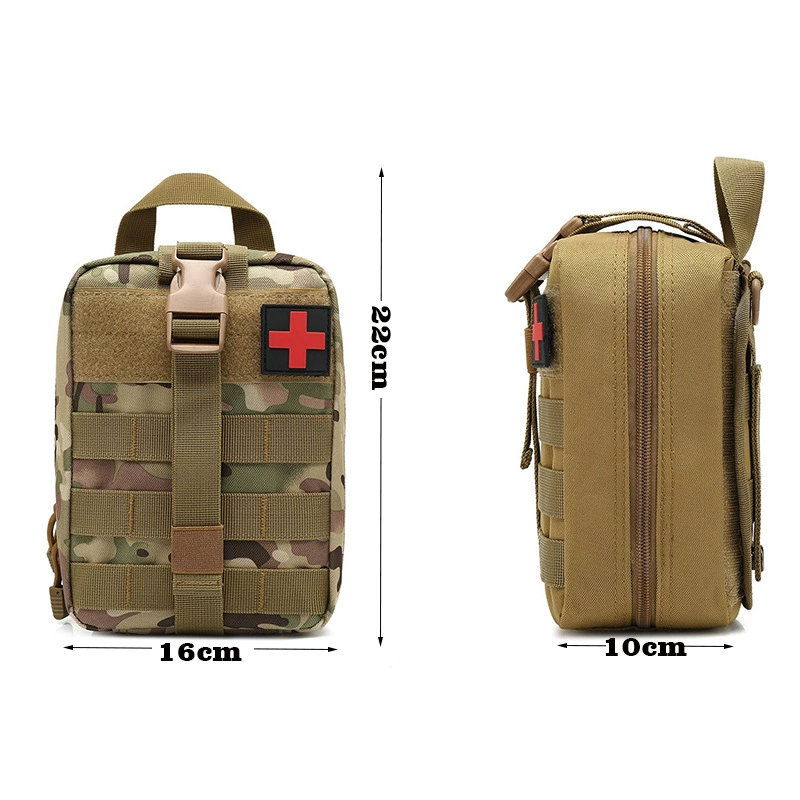 Аварийный комплект для автомобиля в дикой природе, спасательный комплект для выживания, военный камуфляж, аптечка, поясная сумка, уличный тактический медицинский комплект