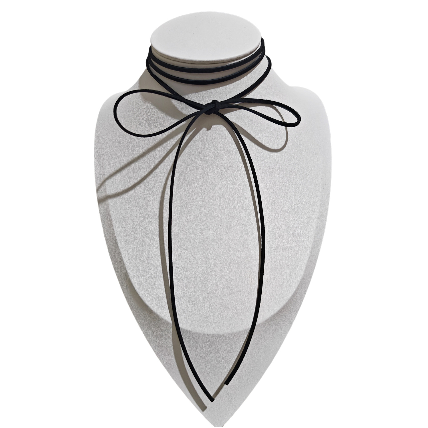Strik choker ketting voor dames elegante handgemaakte sieraden_voghion.com