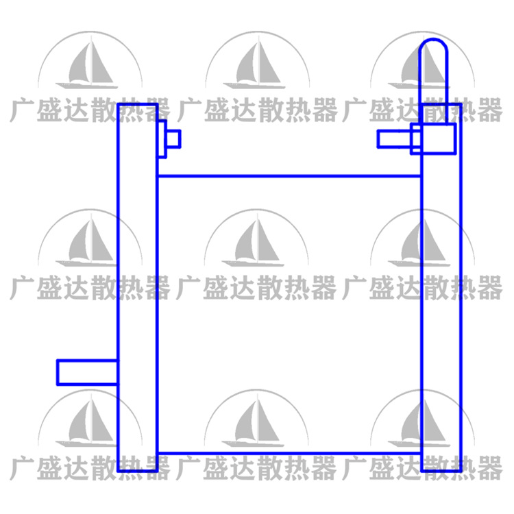 IHI65E石川岛挖机油散 挖掘机液压油散热器工厂出口木箱