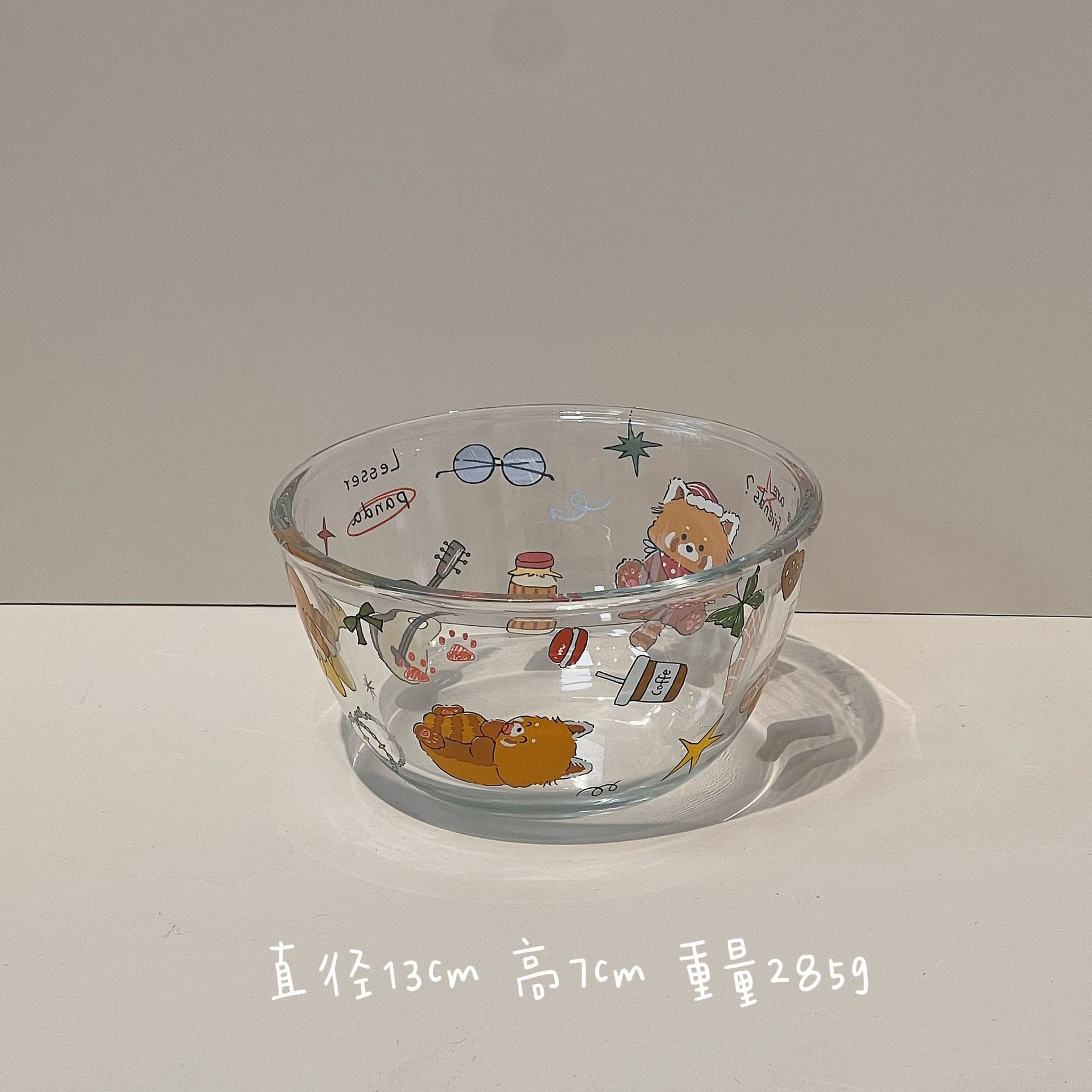 너구리 - 5inch 샐러드볼 (투명 48개/박스)
