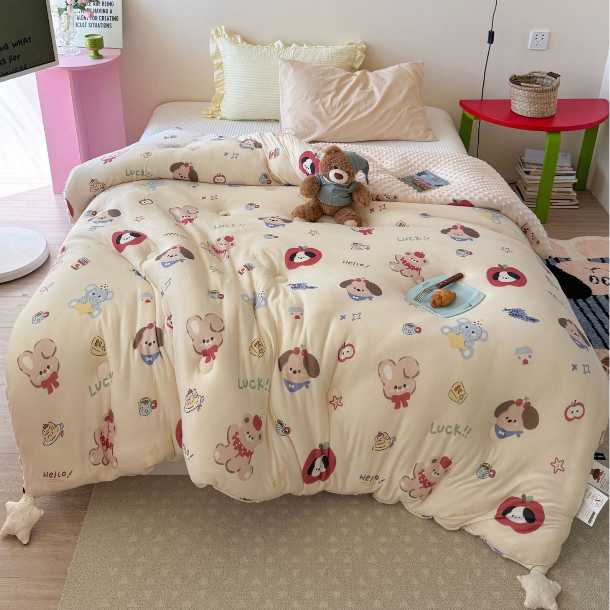 n Doudou 이불-과일 파티