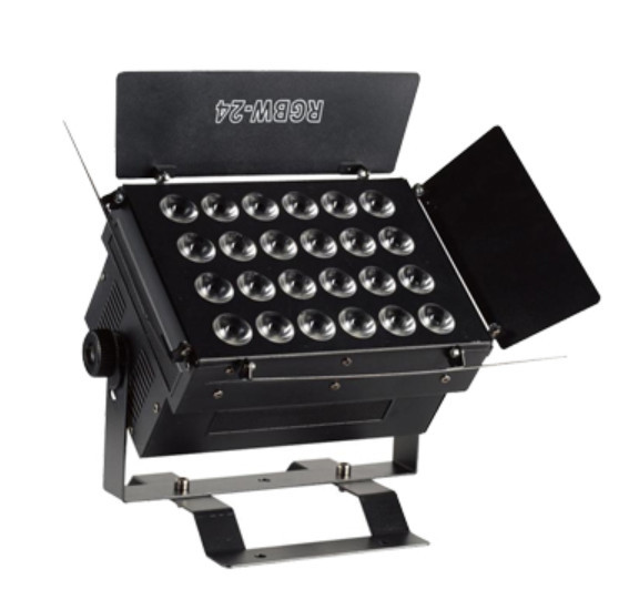 24颗RGBW 4合1 LED面光灯 染色灯 效果灯 舞台灯光 天幕灯