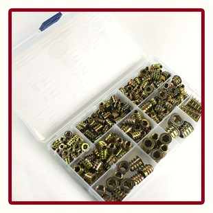 2025 New Cross-Border 230Pcs Furniture Screw Nut Kit 11 Sizes M4/M5/M6/M8/M10