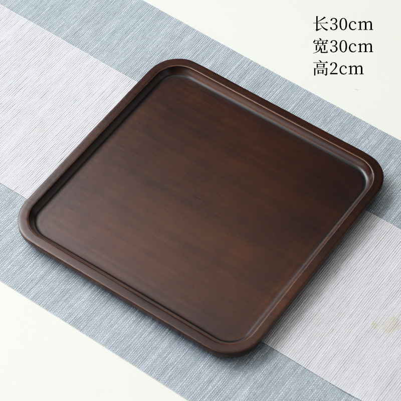 30*30*2 walnut square engraved plate