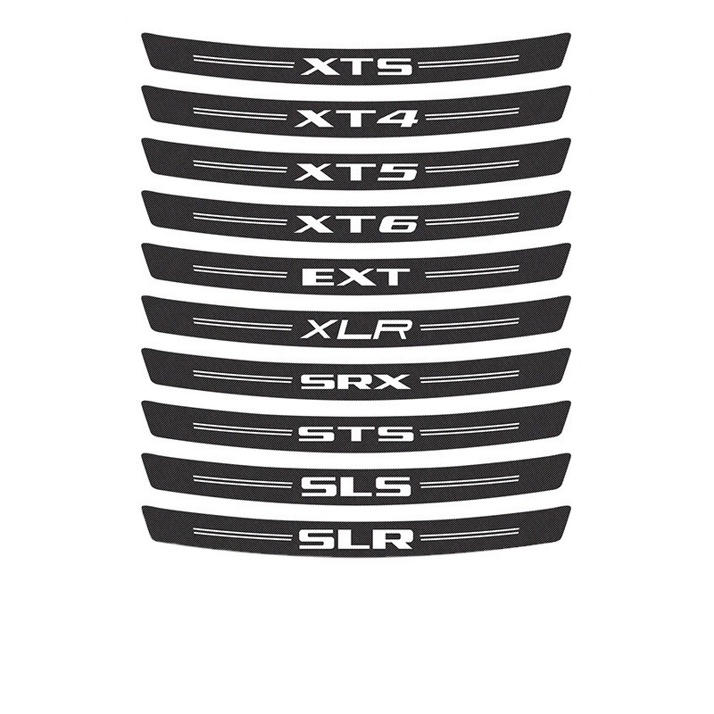 Подходит для заднего бампера Cadillac против столкновений и царапин из углеродного волокна и кожи задняя защитная пластина для багажа