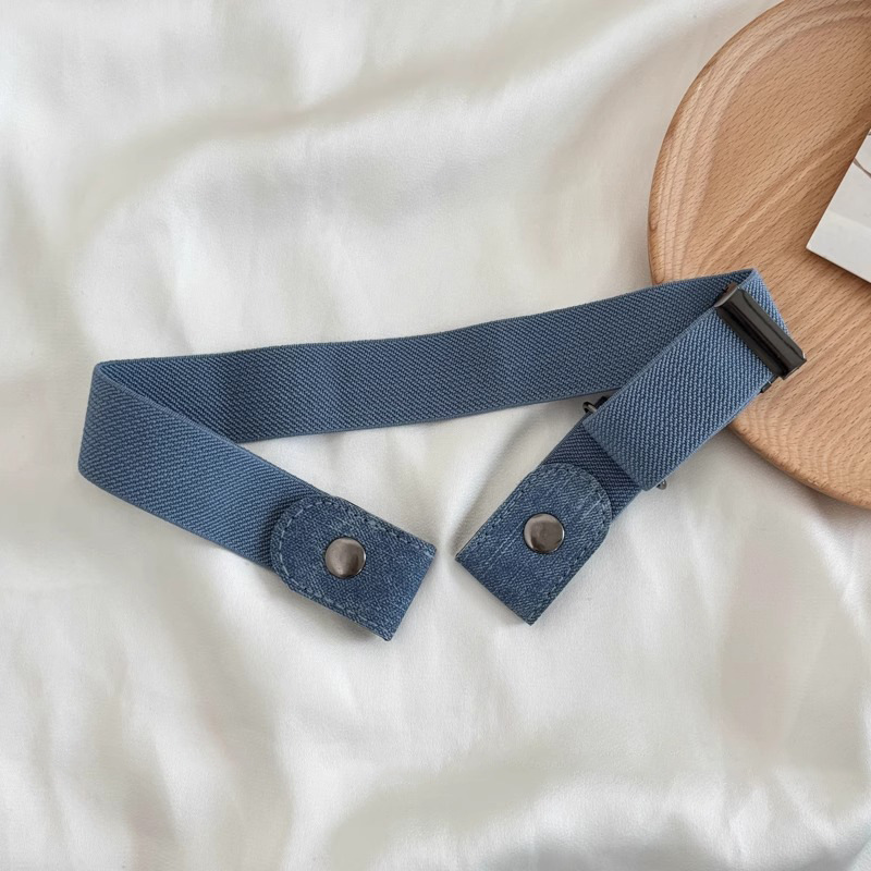Cinturón perezoso para mujer jeans apretar cinturón portátil cintura artefacto cinturón invisible cinturón elástico simple