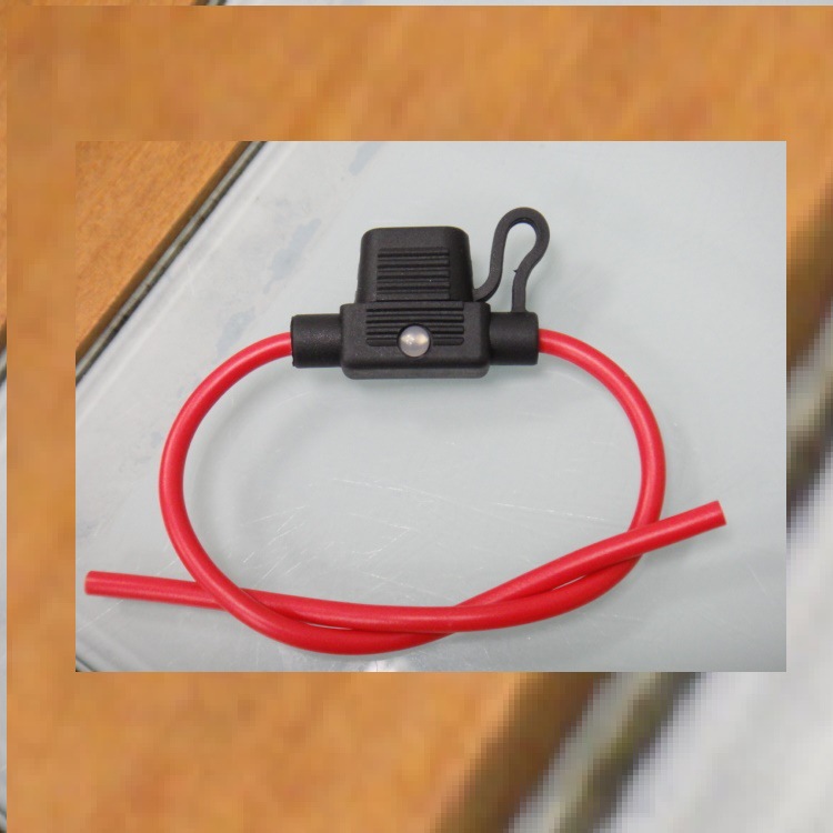 LED插片保险丝座小号插片保险丝座LED保险丝盒线束 水保险丝盒