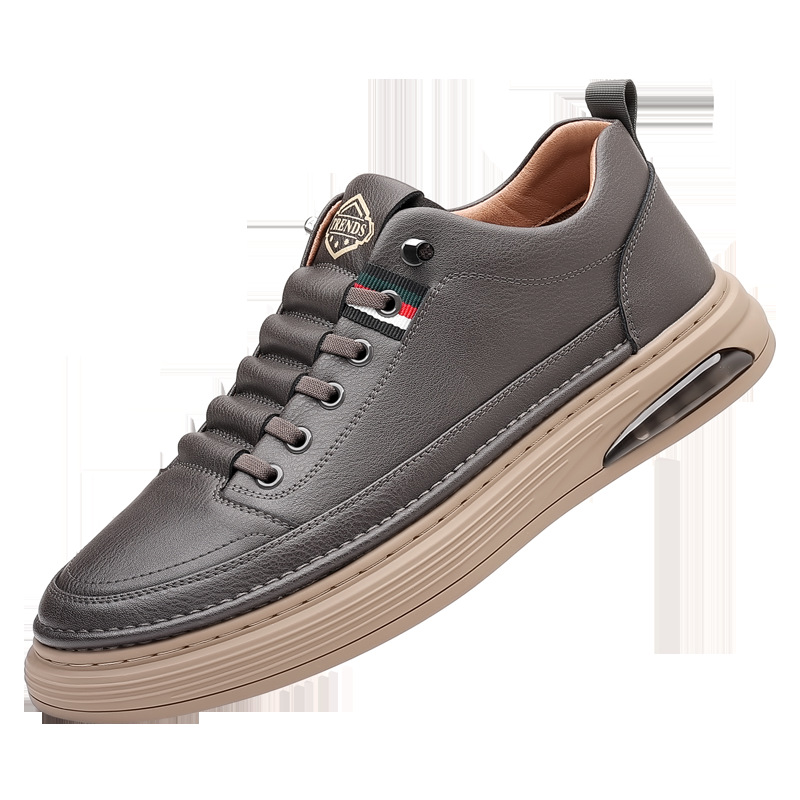 2025 nuevas zapatillas de deporte para hombre, tendencia de piel de vaca, plataforma de todo fósforo, zapatos casuales transpirables, zapatos deportivos para hombres, al por mayor