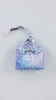 Pearls flashing ice and snow blue