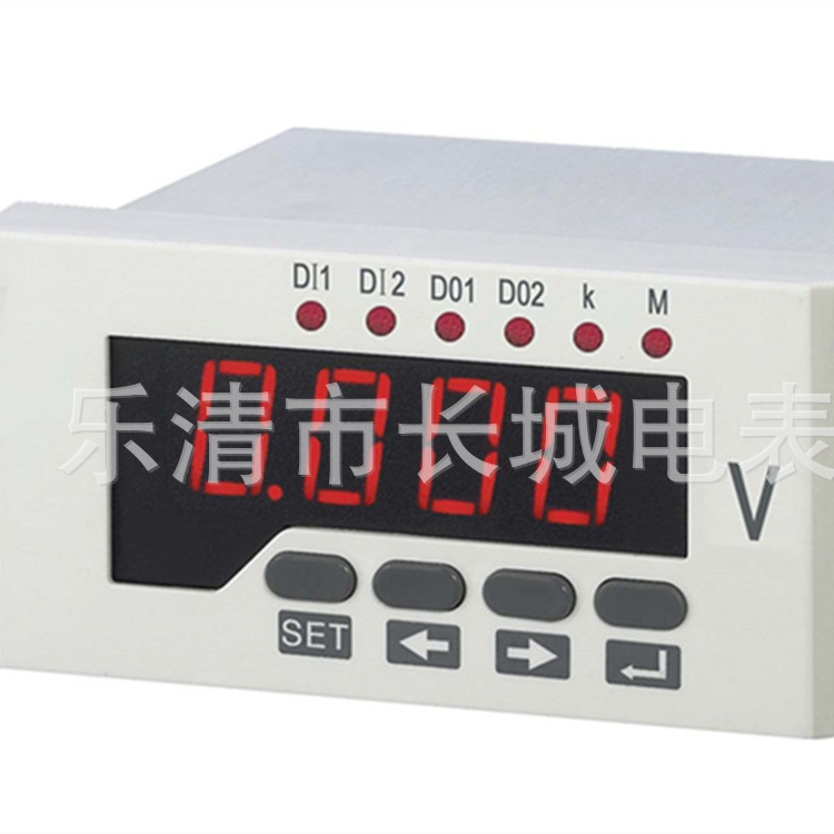 【长城电表厂】DP3-V 600V  单相直流数显电压表 正四位48*96