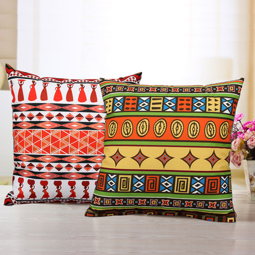 American light luxury retro pillow cushion style bohemian ethnic style pillow cushion living room sofa pillow case