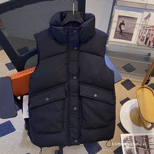 胖棉服马甲女秋冬加厚外套新款韩版百搭马夹保暖休闲外穿棉衣潮