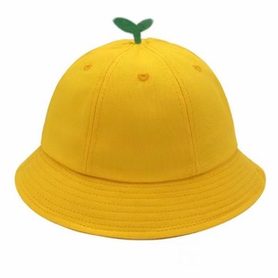 Kindergarten Enrollment Performance Festival Hat Small Yellow Hat Printed Embroidered Primary School Student Travel Basin Hat Safety Hat Fisherman Hat