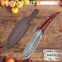 外卖爆款户外刀具花纹战术刀高硬度锋利小直刀荒野求生刀防身刀具