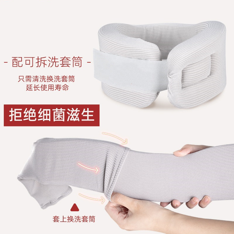 Scarf, protective case for office, with neck protection