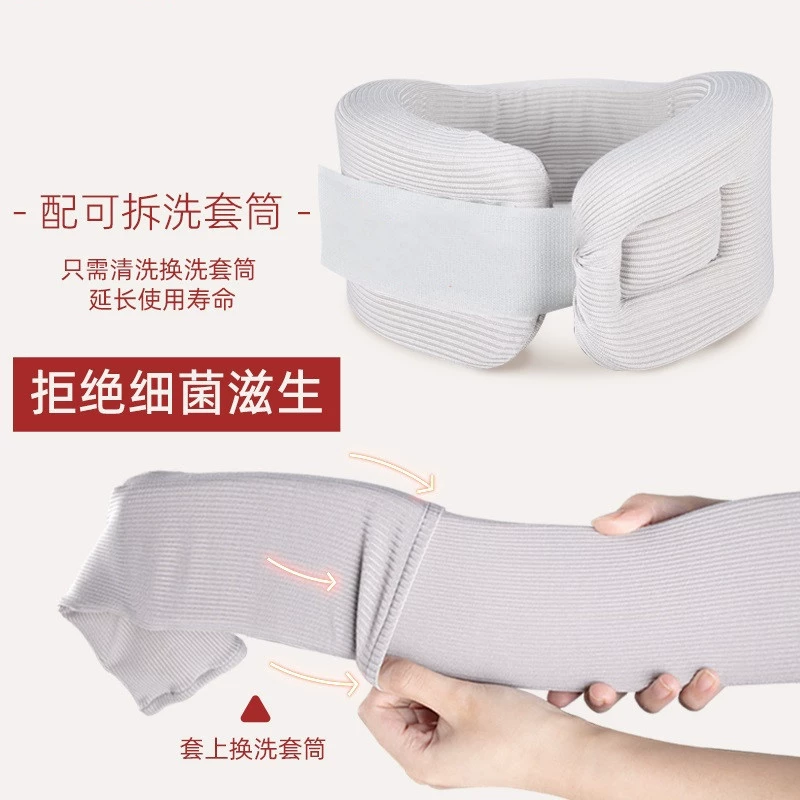 Scarf, protective case for office, with neck protection