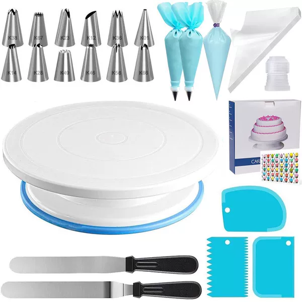 Blue non-slip set, 71 pieces, English