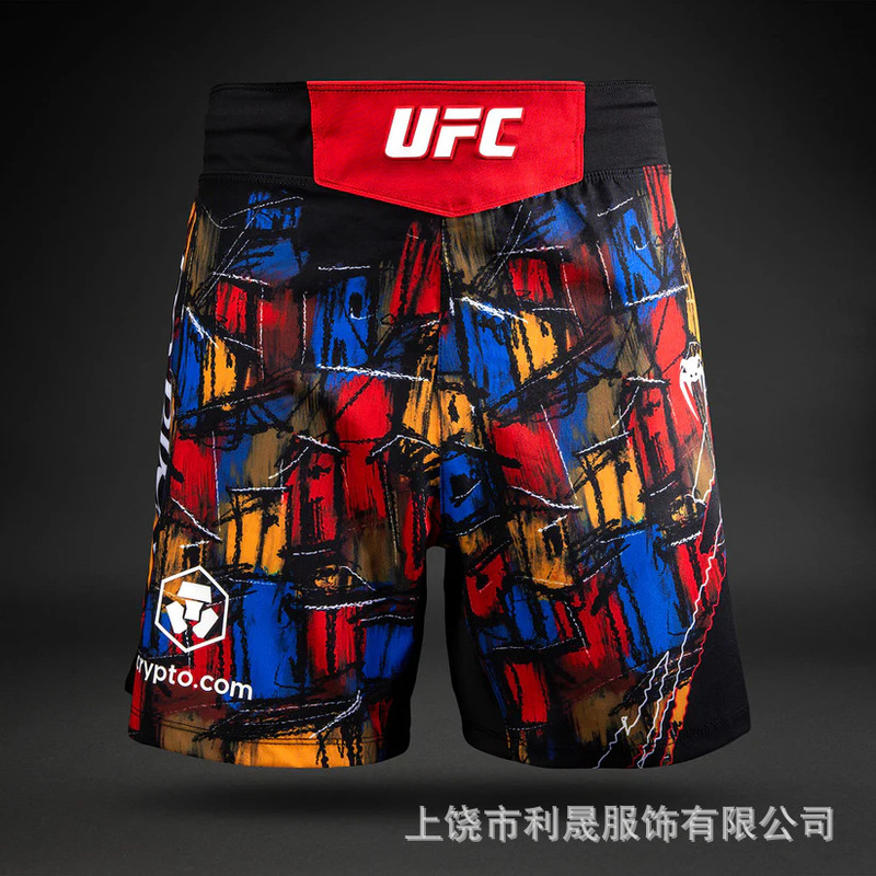 2026 Cross-Border Hot-Selling 3D Digital Print Men's Ufc Fighting Boxing Shorts Breathable Training Shorts 2026 Cross-Border Hot-Selling 3D Digital Print Men's Ufc Fighting Boxing Shorts Breathable Training Shorts