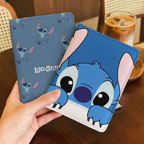 Star Baby Stitch cartoon passport holder, ID bag, protective cover, multi-function card bag, portable collection for overseas travel