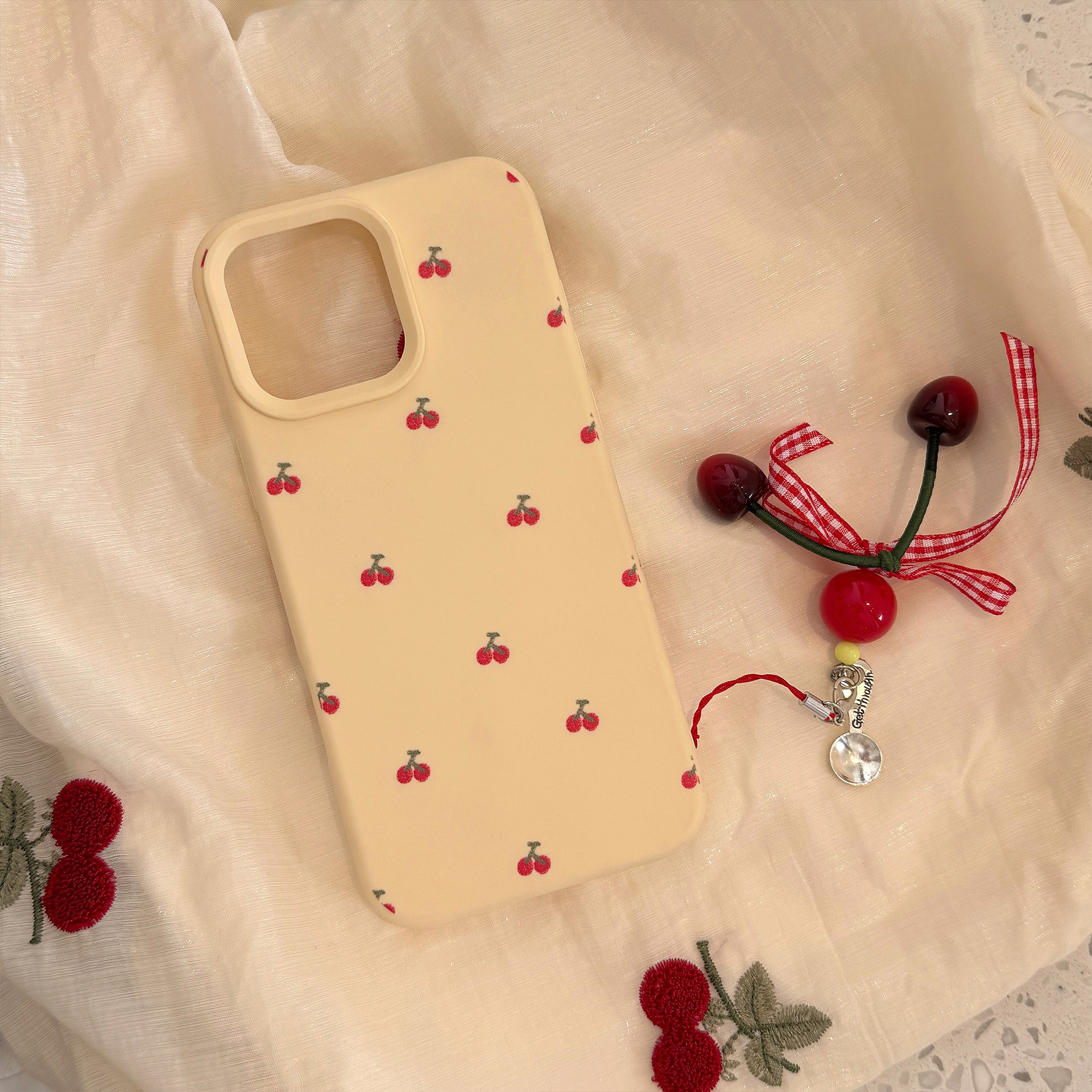 iPhone Applicable Brands Tpu Cherry Cute Modern Style Phone Cases Phone Accessories