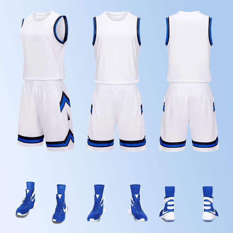 Men's Clothing Men's Style Basketball Uniform Set Double Pocket DIY Competition Training Team Wear For Formal & Casual_voghion.com