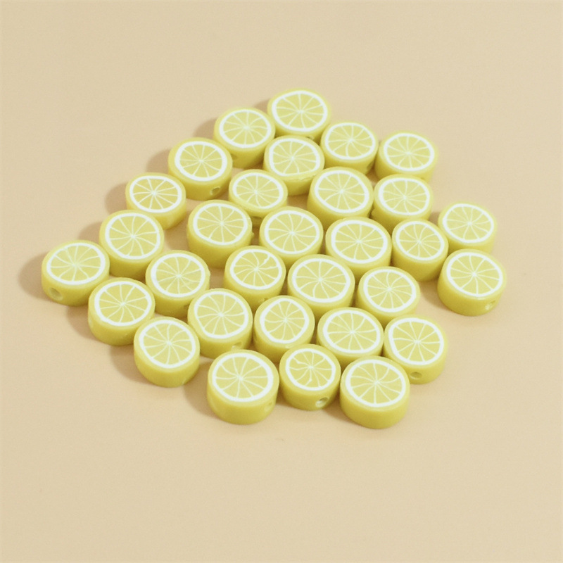 100 PCS/Package Soft Clay Fruit Beads display picture 4