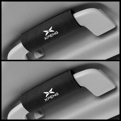 Sürətlər qutusu və əl tormozu başlıqları – protective cover car door handle - xiaopeng-black-a-pair-of-suede-pull-gloves