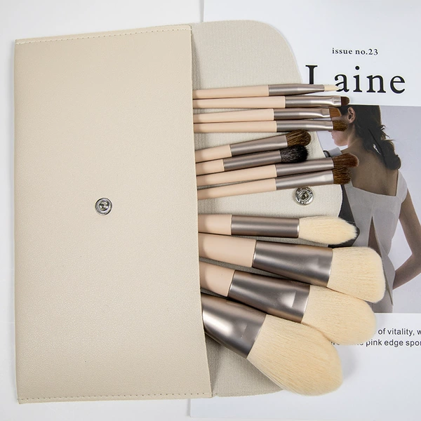12 pieces Morandi + gray envelope bag