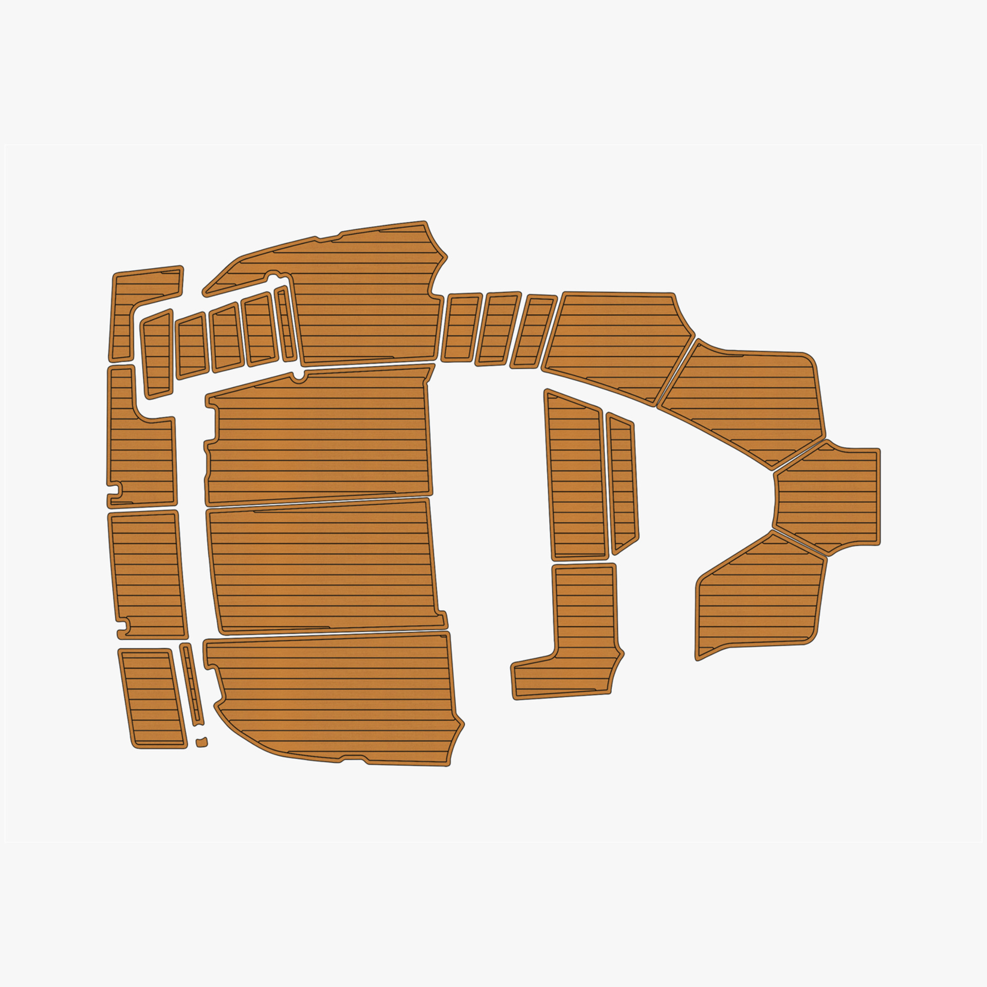 1997 Mainship 34  Faux EVA teak Marine Floor