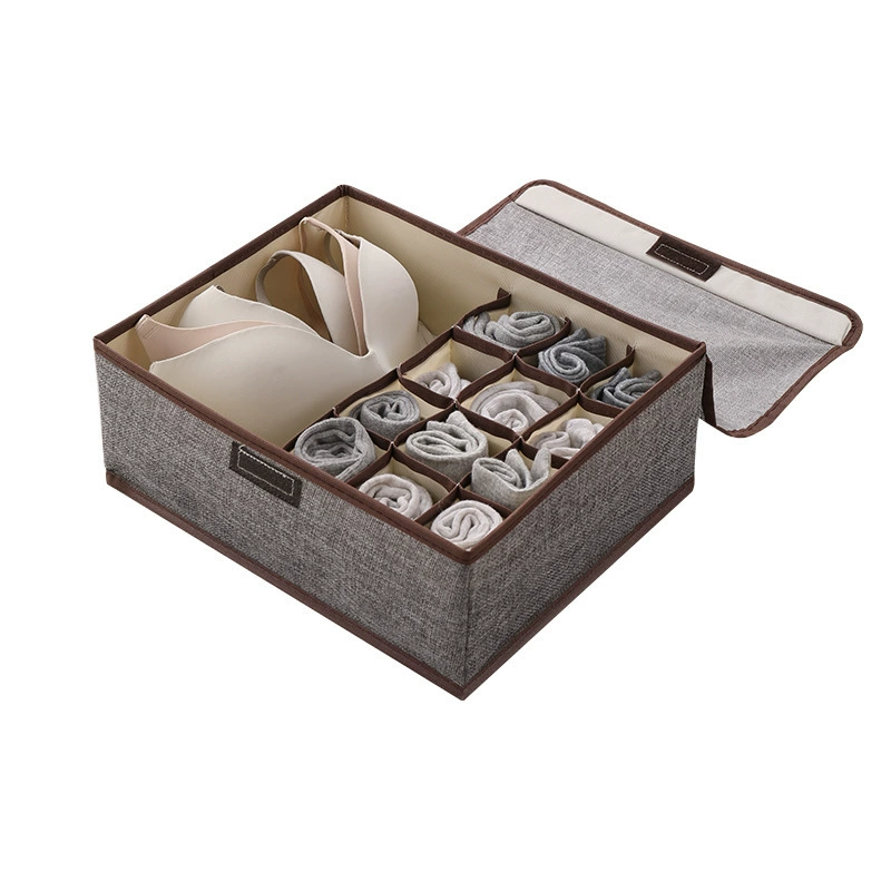  underwear, bra, socks, cloth, storage box, cotton and linen