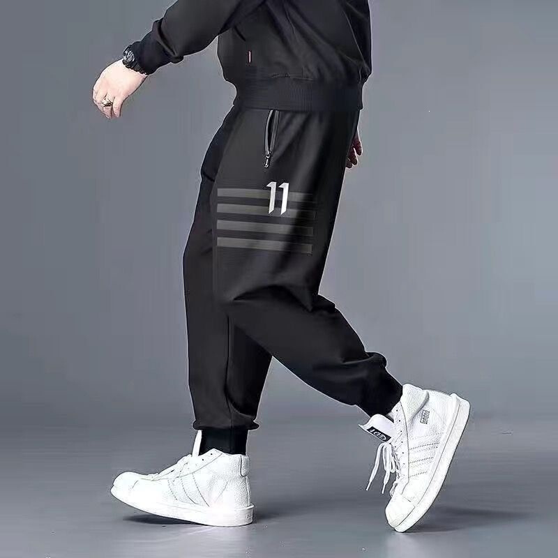 2026 Casual Pants for Men, Spring and Autumn, Loose Fit, Slimming, Versatile, Jogger Style, Plus Size, Sports Men's Pants