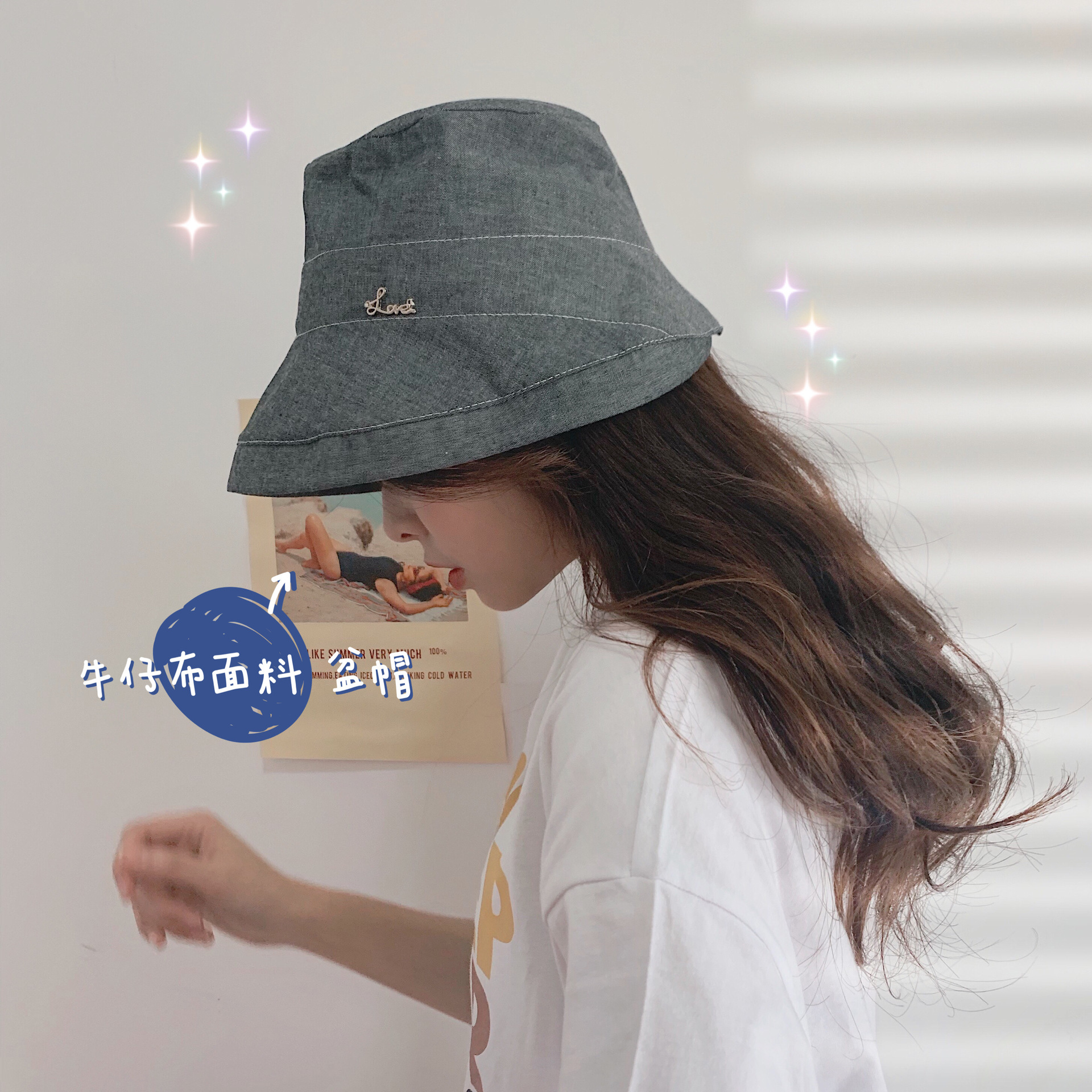 跨境新款韩版仙女防晒渔夫帽 遮阳防紫外线透气太阳帽 显脸小帽子