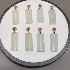 和田玉项饰;和田玉手饰;耳钉