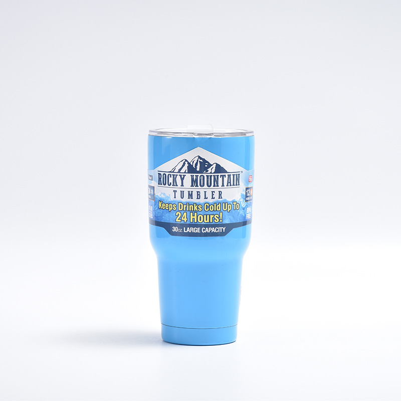 Verano caliente frío-mantenimiento taza de helado europeo y americano 30oz taza de coche 304 de acero inoxidable vacío termo taza al por mayor