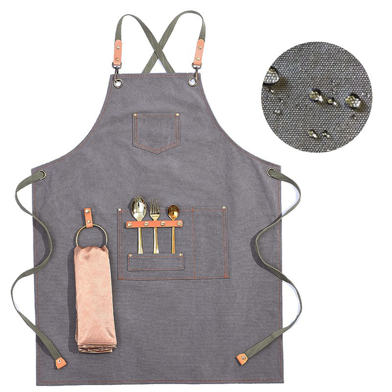 Cinta de lona impermeable gruesa anillos gris claro