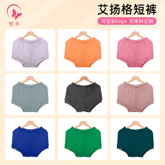 アヤンガーヨガショートパンツヨガ服男女タイプの夏綿質の高弾力吸汗性は光を防ぐのに良い