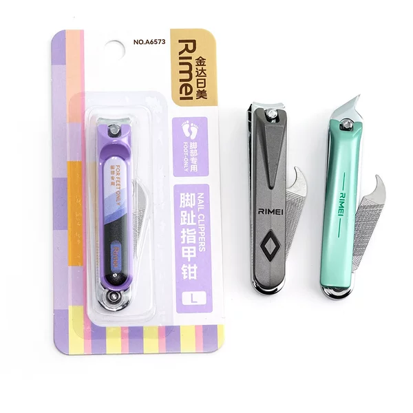 JINDA RIUS Nail Clipper Single Separate Packaging Large Opening Toe Nail Clipper Large with Nail File