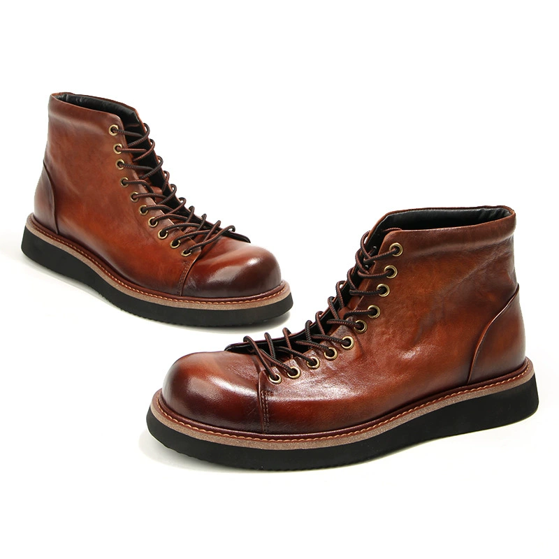 Skydiver, retro boots, high footwear for leisure, handmade