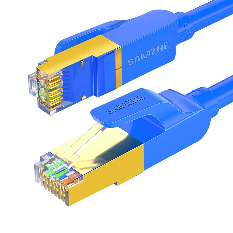 Категория 7 сетевой кабель 10G высокая скорость бескислородная медь двойная экранизация домашнее инженерное e-спорт Cat7Cat8 готовый перемычка
