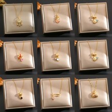 �W�t�r�П��u����Ů��ʯ�~�18K����������ɫ�i����Ʒ