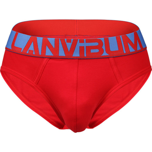 New men's underwear sports briefs cotton mid-waist large size sexy trendy men's Korean style men's briefs