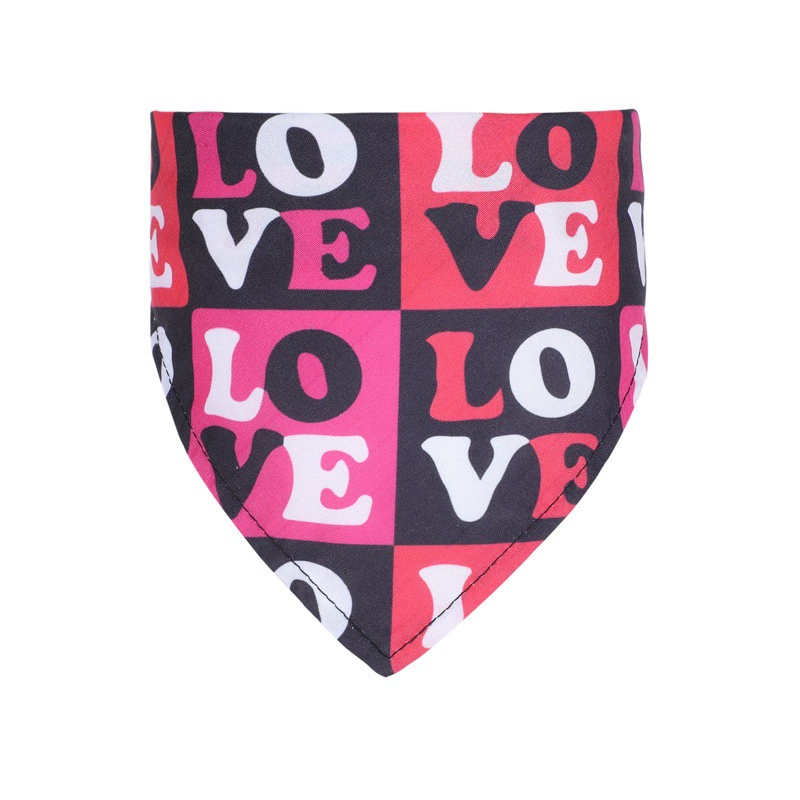 Новое полотенце слюны любимчика Дня Святого Валентина Amazon горячая Распродажа Собака треугольник полотенце кошка декоративный шарф