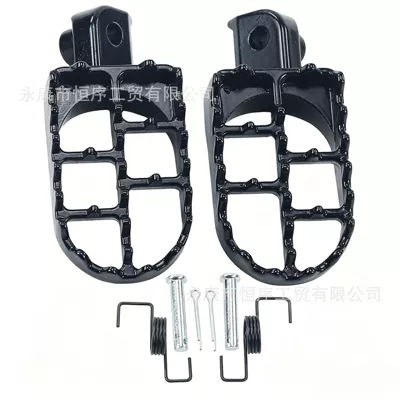 Off-Road Motorcycle Modification Parts, Aluminum Motorcycle pedals - aluminum-pedals-black