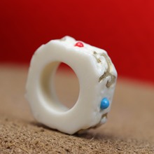 厂家批发牛骨跑环配饰 佛珠男女款手链文玩配饰diy