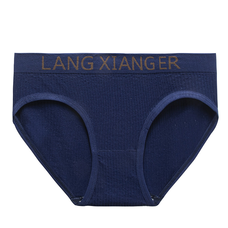 Alta cintura elástica cabeza deportes estilo letra cintura ropa interior de las mujeres simple mediados cintura calzoncillos fabricante en stock ventas image 6